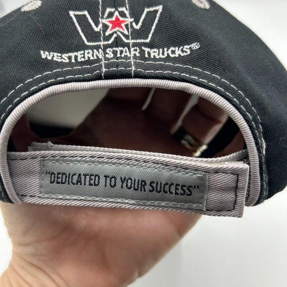 Boyer Trucks Gray & Black Baseball Cap Ford Western Star Sterling Cotton - Picture 8 of 8